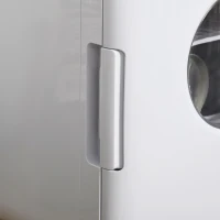 HOMCOM Mini-frigider de 4L/6 cutii, Racitor si incalzitor portabil AC+DC pentru produse de ingrijire a tenului, machiaje, cosmetice, alimente, pentru dormitor, acasa, rulota, masina, Alb(m-8)