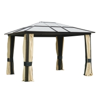 Outsunny Pavilion Lux 300×360×265 cm – Cort Gradina din Aluminiu