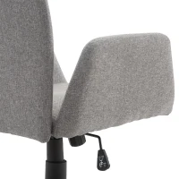 Vinsetto Swivel Office Chair Grey(m-12)