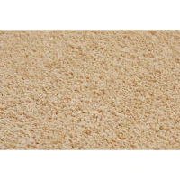 HOMCOM Teppich Kurzflor Creme 150 x 80 x 1,3 cm(m-2)