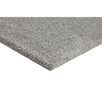 HOMCOM Teppich Kurzflor Hellgrau 170 x 120 x 1,3 cm(m-5)