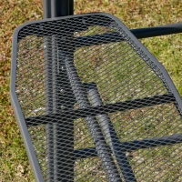 Outsunny Gazebo a Pergola con Tetto Impermeabile e Ripiani Portaoggetti, 240x150x230cm(m-7)