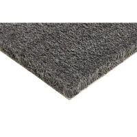 HOMCOM Teppich Kurzflor Dunkelgrau 230 x 160 x 1,3 cm(m-4)