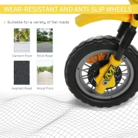 HOMCOM Electric Motorcycle for Kids Ride on Toys-Yellow(m-6)