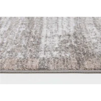 HOMCOM Teppich Kurzflor Beige 190 x 133 x 1 cm(m-4)
