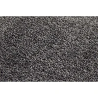 HOMCOM Teppich Kurzflor Dunkelgrau 150 x 80 x 1,3 cm(m-5)
