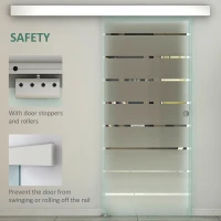 Homcom Usa Glisanta Interior – Sticla Satinata 205×90 cm(m-5)