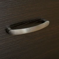 Vinsetto Cassettiera Ufficio in Legno con 2 Cassetti, Serratura e 2 Chiavi, Color Noce(m-9)