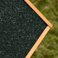 OUTSUNNY Automatic Lawn Mower Shed with Bituminous Felt Roof & Feet Covers, Outdoor Storage, Solid Wood, 75 x 76 x 70cm(m-13)