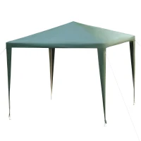 Outsunny 2.7m x 2.7m Garden Gazebo Marquee Party Tent Wedding Canopy Outdoor(Green)(m-13)