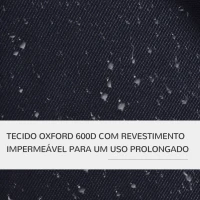 PawHut Carrinho para Animais de Estimação Dobrável para Cães com Capô Ajustável Cesta de Armazenamento e Rodas com Freio Tecido Oxford Estrutura de Aço 74x46x94cm Preto(m-4)