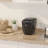 HOMCOM Digital Bread Maker 550W 12-in-1 Programmed Bread Machine with 13-Hour Delay Timer 60 Minutes Keep Warm Function Non-stick Pan 3 Crust Colors 2 Loaf Size Black(m-11)