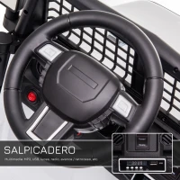 HOMCOM Coche Eléctrico para Niños de +3 Años Vehículo Todoterreno de Batería 12V con Control Remoto 100x65x72 cm(m-5)