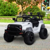 HOMCOM Coche Eléctrico para Niños de +3 Años Vehículo Todoterreno de Batería 12V con Control Remoto 100x65x72 cm(m-2)