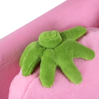 HOMCOM Kinderbank, kinderfauteuil, bank, bankstel, kinderkamer, tweezitsbank, aardbeienbank(m-8)