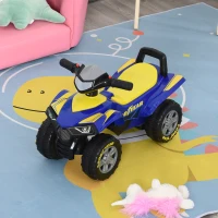HOMCOM loopauto voor kinderen Kinderauto kindervoertuig licht muziek blauw(m-9)