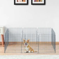 PawHut® Kojec Hodowlany Metalowy Klatka 63x76 cm(m-2)