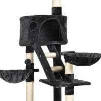 PawHut DRZEWKO DRAPAK DLA KOTA DOMEK szary(m-8)