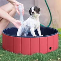 PawHut Hondenzwembad peuterbad zwembad hondenzwembadje hondenverzorging Ø100(m-10)