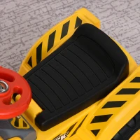 HOMCOM 4-in-1 ride-on kindergraafmachine loopauto loopfiets met opbergmand en ballen(m-9)