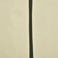 Outsunny beschermhoes hoes voor parasol Ø300 cm tuinparasol met ritssluiting(m-6)