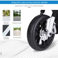 HOMCOM® elektrische motorfiets motor voor kinderen vanaf 3 jaar elektrische voertuigen 3 km/u PP blauw 105 x 52,3 x 62,3 cm | Aosom.de(m-5)