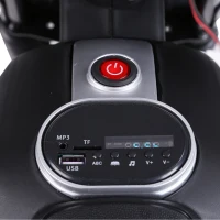 HOMCOM® elektrische motorfiets motor voor kinderen vanaf 3 jaar elektrische voertuigen 3 km/u PP blauw 105 x 52,3 x 62,3 cm | Aosom.de(m-8)