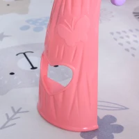 HOMCOM kinderkaptafel kaptafel 5 muziekstukken infrarood sensor roze(m-9)