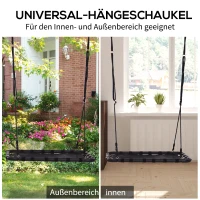 HOMCOM Nestschommel kinderschommel tuinschommel buiten schommel belastbaar tot 100 kg(m-4)