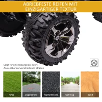 HOMCOM mini elektrische quad kinderen elektrische ATV kinderwagen LED koplamp kindervoertuig kindermotorfiets elektrische quad voor 3-5 maanden kinderen metaal PP kunststof roze 100 x 65 x 73 cm(m-6)