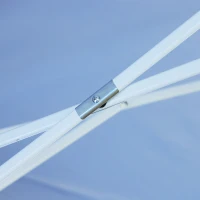 Outsunny Opvouwbaar paviljoen paviljoen opvouwbare tent partytent tuintent 3 x 6 m met venster 2 kleuren(m-7)