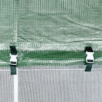 Outsunny foliekas PE-roosterfolie 590 cm x 292 cm x 197 cm(m-8)