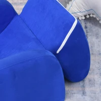 HOMCOM 2-in-1 kinderstoel mini-stoel Kinderbank voor 3-6 jaar 51 x 45 x 38 cm blauw(m-7)