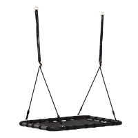 HOMCOM Nestschommel kinderschommel tuinschommel buiten schommel belastbaar tot 100 kg(m-1)