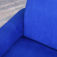 HOMCOM 2-in-1 kinderstoel mini-stoel Kinderbank voor 3-6 jaar 51 x 45 x 38 cm blauw(m-9)