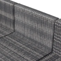Outsunny 7-delig Tuinmeubelen poly-rotan zitgroep tuinset sofaset lounge(m-9)