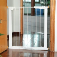 PawHut Barierka dla psa, barierka do drzwi, barierka na schody, bramka dla psa, bramka zabezpieczająca(m-7)