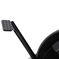 Outsunny Metal Portable Tripod Charcoal BBQ Grill Black Red(m-7)