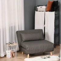Sofa jednoosobowa, rozkładana sofa, rozkładany fotel, regulowane oparcie, skandynawski styl(m-5)
