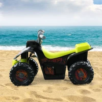 HOMCOM Kids Ride-on Electric Car-Black/Yellow(m-10)