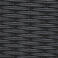 Outsunny 8 Pieces PE Rattan Sofa Set with Cushions, Garden Corner Sofa with 4 Seater Sofa, 2 Footstools and 2 Coffee Table Set, Space-saving Design, No Assembly Required, Black(m-11)