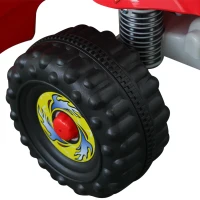 HOMCOM Kids Ride-on Electric Car-Black/Red(m-9)