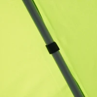 Outsunny 3m x3m Garden Metal Gazebo Marquee Patio Tent Canopy Shelter W/ Sidewalls-Lemon Green(m-7)