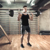 HOMCOM 5cm Weight Lifting Barbell Bar with Anti-slip Hand Grip, Spring Collars, Solid Steel, Olympic Bar for Home Fitness Exercise Gym Equipment(m-2)