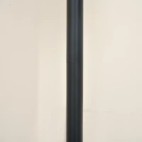 HOMCOM Lámpara de Pie con 3 Pantallas Giratorio de 360° con Interruptores de Giratorio E27 Máx. 40W Macro de Acero Lámpara de Suelo para Salón Dormitorio Estudio 45x45x155 cm Negro(m-8)