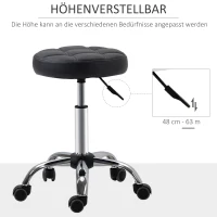 HOMCOM set van 2 fauteuils 35,5 cm x 35,5 cm x 63 cm(m-4)
