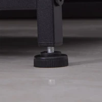 HOMCOM® SZAFKA DO PRZECHOWYWANIA Z 7 SKŁADANYMI TEKSTYLNYMI SZUFLADAMI METALOWY STELAŻ + DREWNO + LEN szara 63.5 x 30 x 71 cm(m-9)