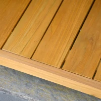 Outsunny Garden Shed Wooden Garden Storage Shed Fir Tool Cabinet Organiser with Shelves Double Door, 110L x 55W x117Hcm, Natural(m-12)