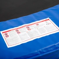 HOMCOM osłona krawędzi do trampoliny, osłona wymienna, 3 rozmiary, 3 kolory(m-6)