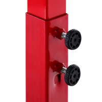 HOMCOM sistem de baschet pentru exterior, suport pentru copii, tineri, portabil, inaltime reglabila 210-260 cm(m-9)